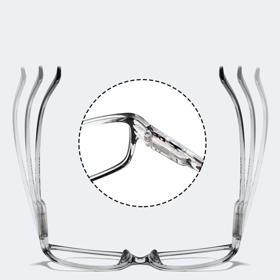 Reading Glasses Retro Oval Shaped Glasses Anti Blue Light Glasses Fashionable Personalized Black Thin Border Plain Face Eyewear