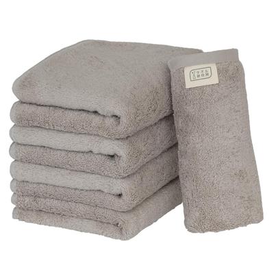 Towel Research Institute Face Light Set of 5 Hotel Fast Less Shedding Colors To Choose Japan Technology [Volume Rich] #003 Towel, Gray,