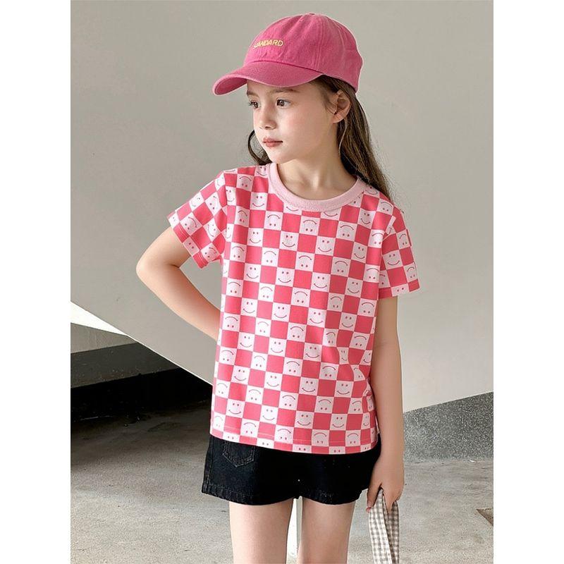 Summer New Korean-Style Short-Sleeve Sport Printed Children's Clothing