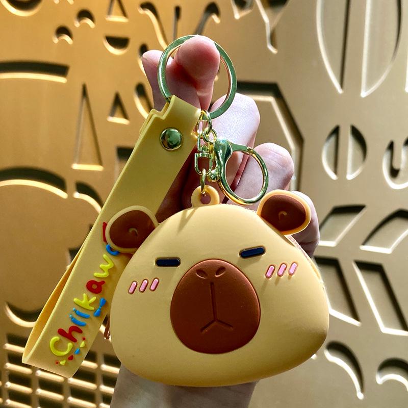 

Детский силиконовый кошелек для монет и брелок для наушников Bluetooth - симпатичное мини-хранилище и подарок Single OPP Bag Packaging