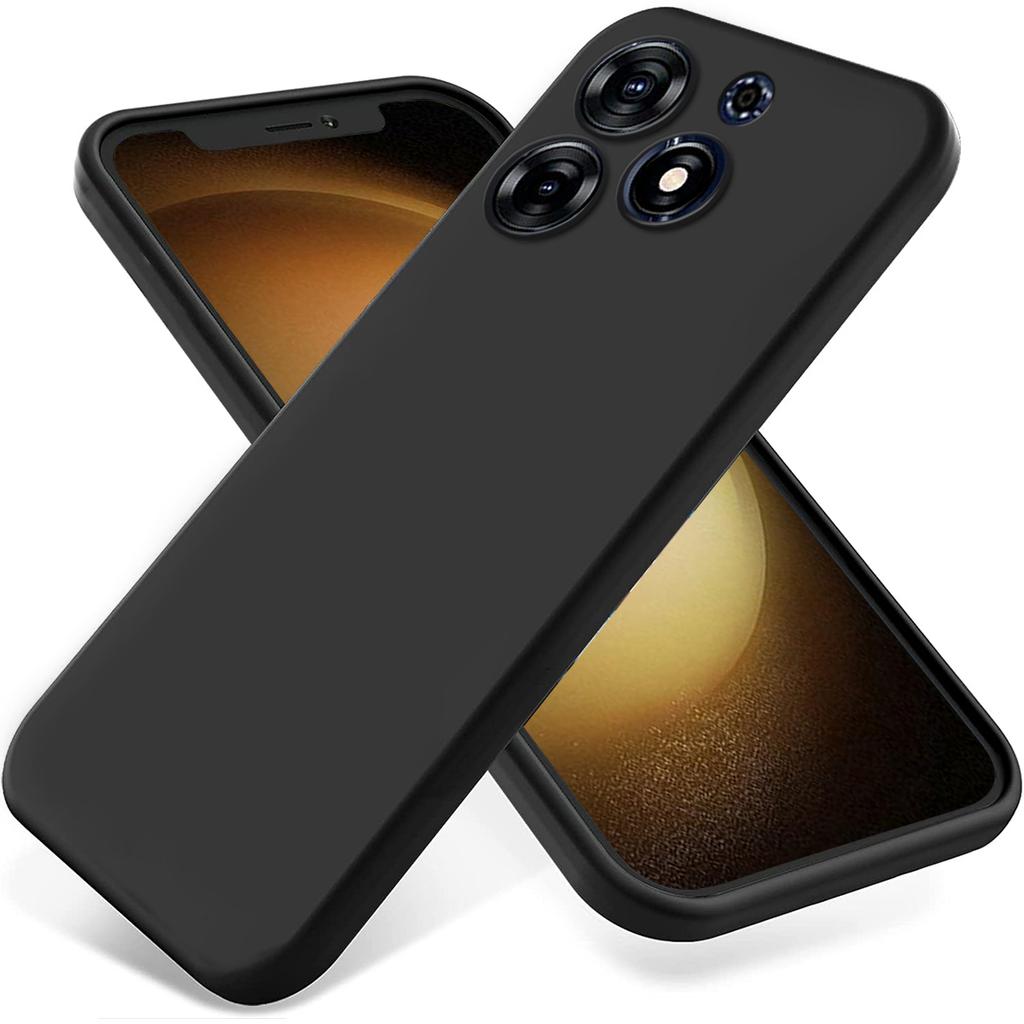 For TECNO Spark 10 Pro Liquid Silicone Soft Lining Phone Case Drop-Proof Back Cover