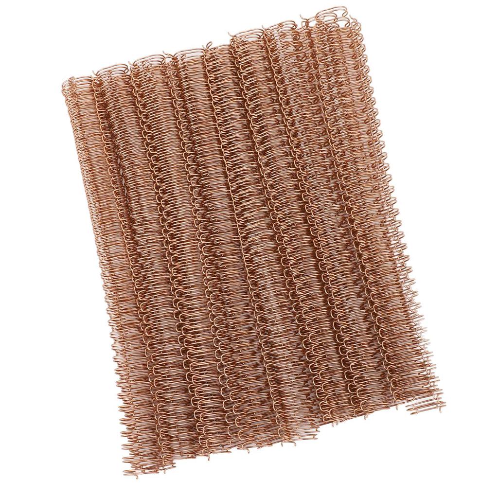 100 Stück 9/16 Zoll Drahtbinde-Rücken 120 Blatt Kapazität Spiralbindung Doppelringbindung Doppelringdraht