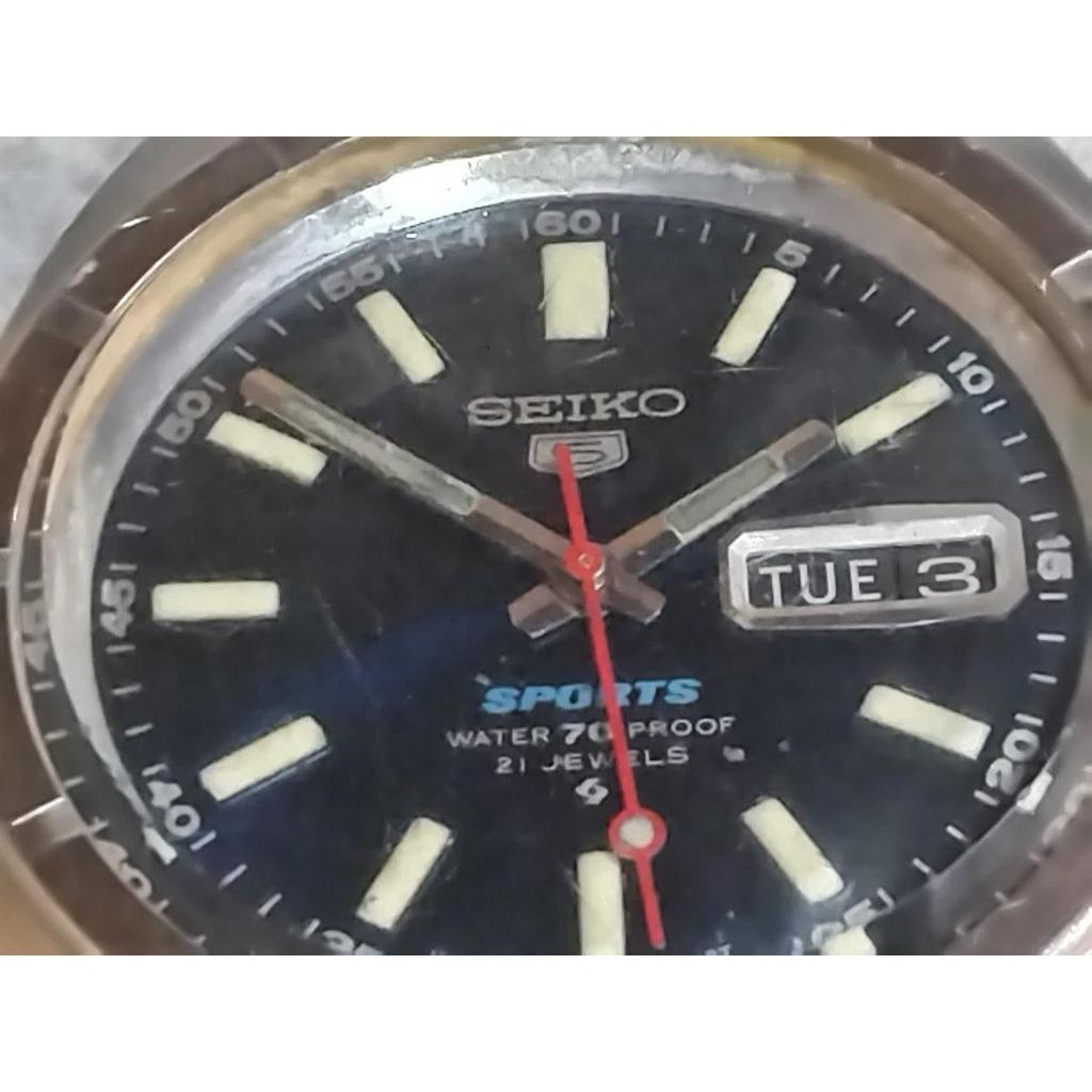 Used Seiko 5 Sports (6119-8140) SEIKO 5 SPORTS BL DIAL
