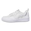 Li Ning Sports Lifestyle Series Synthetic Leather Comfortable Trendy Slip Resistant Wear Resistant Low Top Skate Shoes Women Sneakers White AGCU544-9