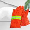 Heat Resistant Firefighter Training Gloves Thicken Fire Resistant Gloves  Emergency Rescue