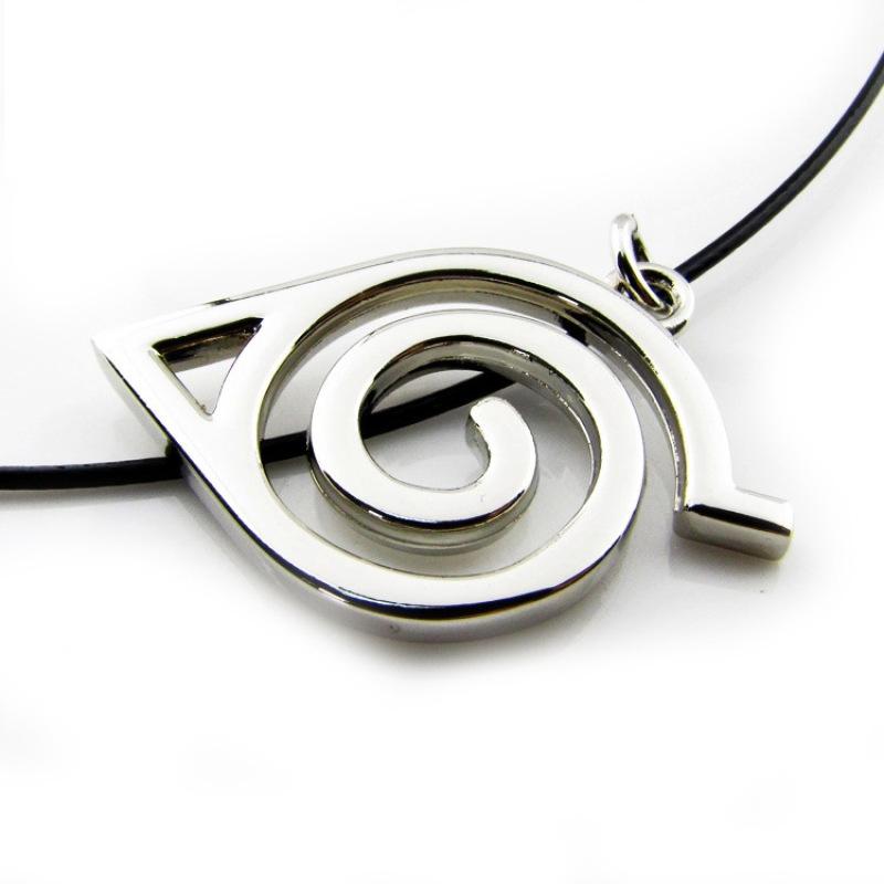 

4 вида стилей, серебряный цвет, подвеска с логотипом Наруто Муемура, ниндзя, ожерелье с логотипом Traitor Satsuke Ayou, кулон с логотипом аниме, окружающее 50cm