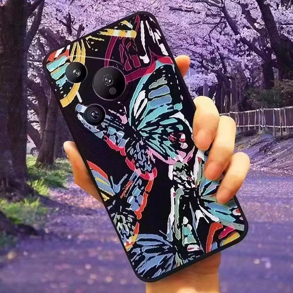 For Nokia G20 / G21 / G22 Case 3D Flower Relief Silicone Emboss Back Covers for Nokia G22 Cases Lovely Soft Protective Cartoon