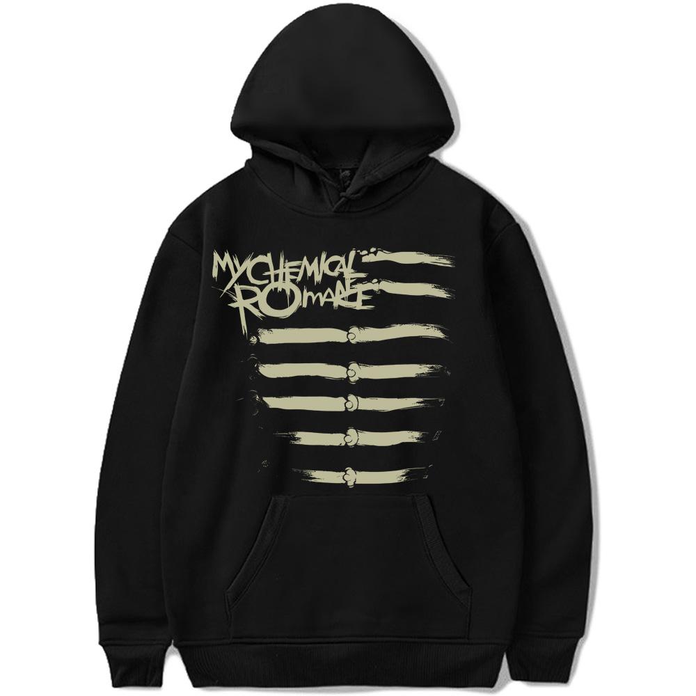 

Rock Band My Chemical Romance Mcr Dead Hoodie Black Parade Punk Emo Sweatshirt Men Fashion Vintage Hip Hop Hoodies 3XL