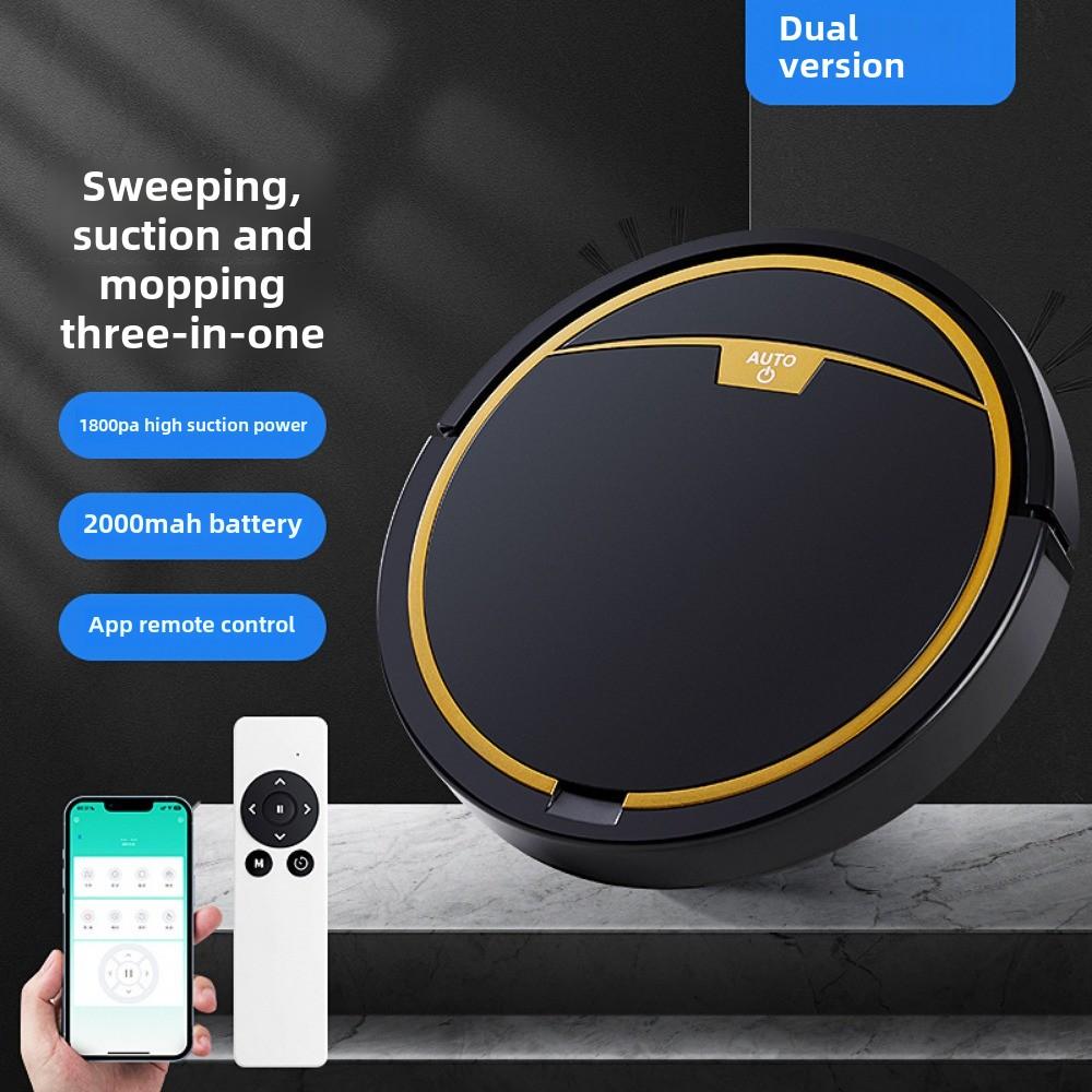 Inteligentní robot pro domácnost s čističem vodní nádrže Vysavač Zametání a tažení tři v jednom