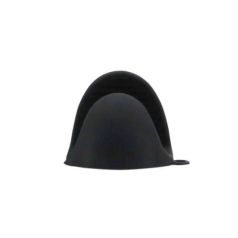 

1pc Thick Silicone Heat Resistant Glove Oven Microwave Non-slip Anti-scalding Gripper Pot Holder Gloves Cooking Kitchen Tooling чёрный