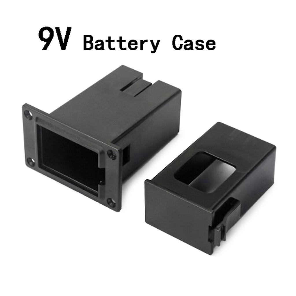 Active Bass Guitar Pickup 9V Battery Case Holder Box 9V Battery Compartment for Electric Guitar Bass Accessories