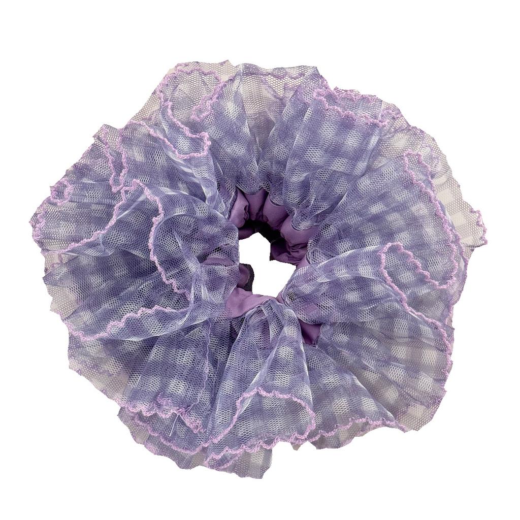 Large Big Korean Accessories Hair for Girls Women Ties Band Scrunchies Rubber Elastic Adults Vintage Popular Leading Fashion New