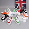Fashion Thick Sole Platform 7CM Height Increase Women Summer Breathable Mesh Non-Heel Slippers Casual Shoes