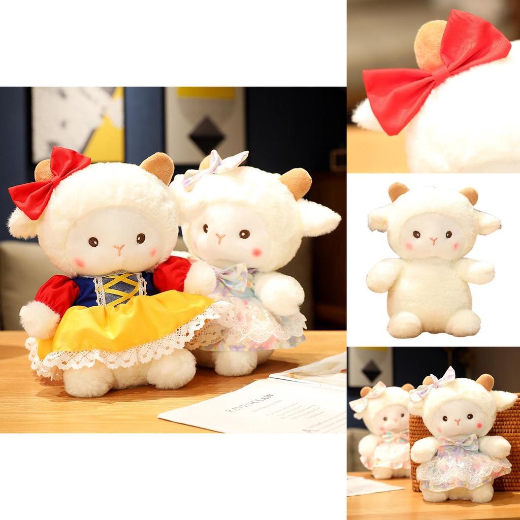 Niedliches Neues Ins Schaf Plüschtier für Mädchen Weiche und Kuschelige Tier Stoffpuppe