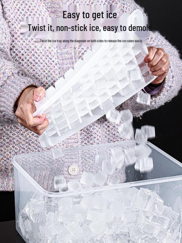 Shixun 2-Layer 140-Grid Large Capacity Ice Cube Mold