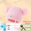 Winter Baby Hat 0-12 Months Newborn Double Layer Warm Infant Cap for Boys Girls Autumn Winter