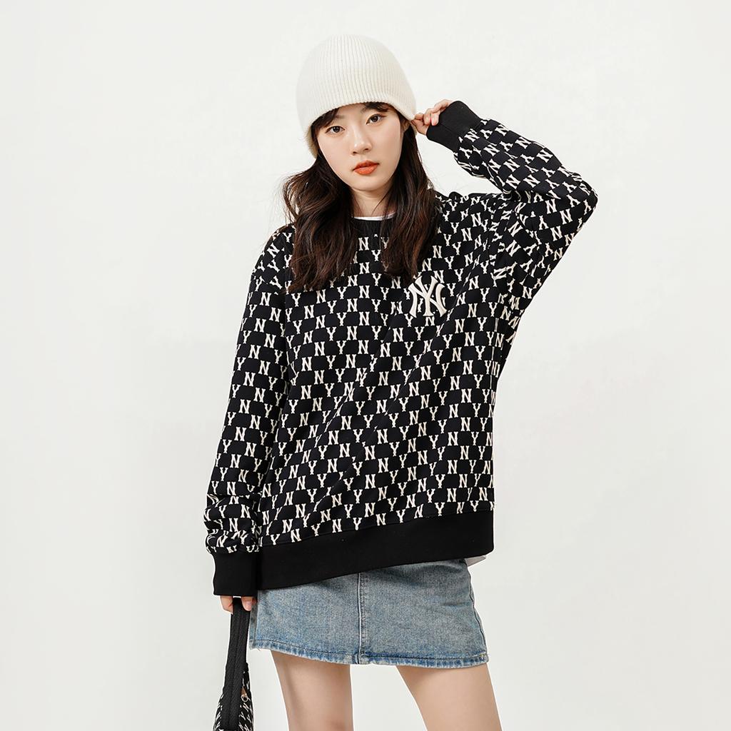 New MLB Sweatshirts Unisex Black 3AMTM0221-50BKS