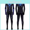 Titans Nightwing Cosplay Costume With Cotton Blend Fabric For Anime Role Play
