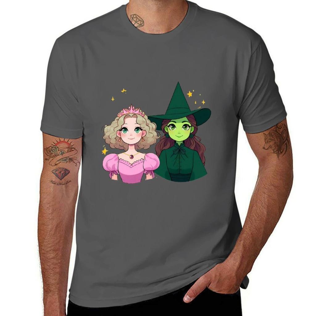 Elphaba Glinda Wicked The Musical Tshirt Holiday Vacation Tee Shirt