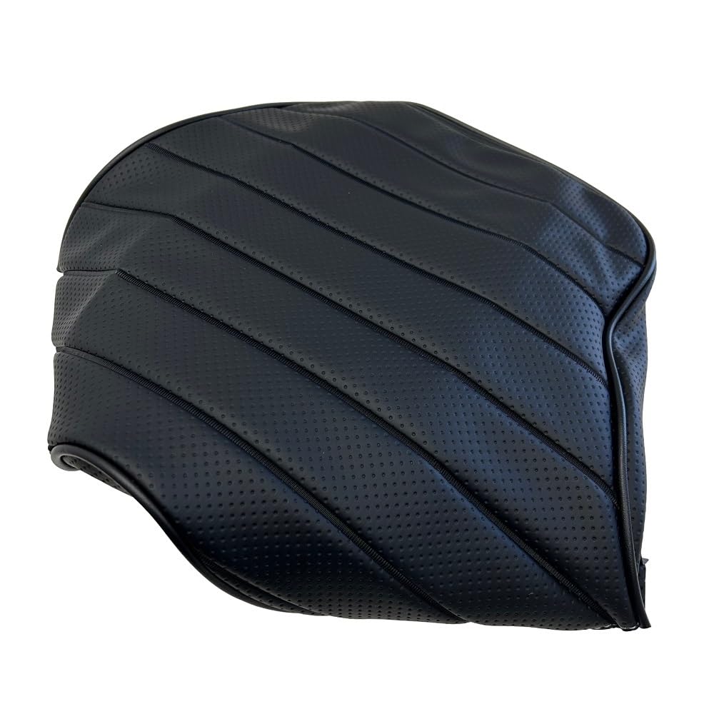 Cross Cub 110 TYPE 2 Sports Seat Covers In Easy Black Tuck Roll Embossed Seat (JA60) (JA45) [Made Japan] [3D Cut, Replacement] [Specifications