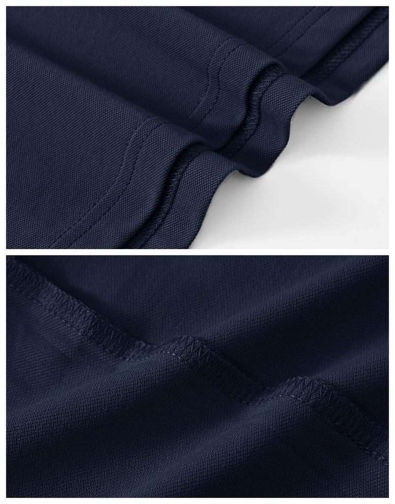 Gopuune Breathable Polo Dress for and Casual Short for Everyday and Summer Available In 10 Colors Size Women's Tennis, Golf, Wear, Sleeves,