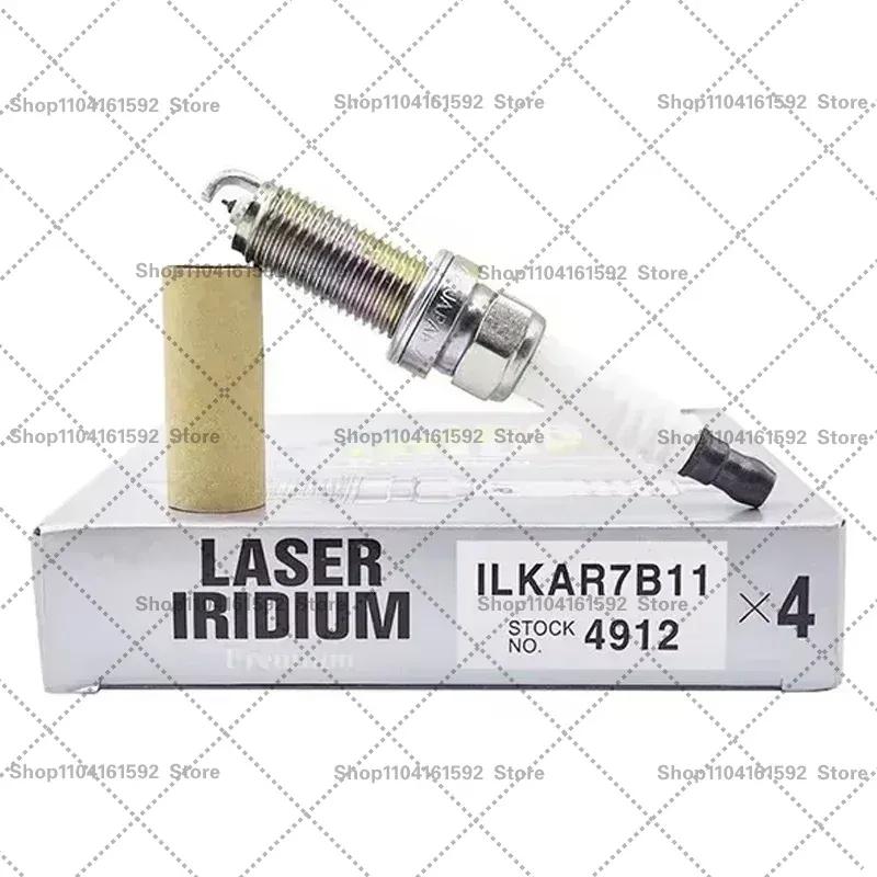 4/6Pcs Iridium Spark Plug 4912 ILKAR7B11 for Toyota Corolla Matrix Prius V Pontiac Vibe Scion XD IQ Lexus CT200h 1.3L 1.8L
