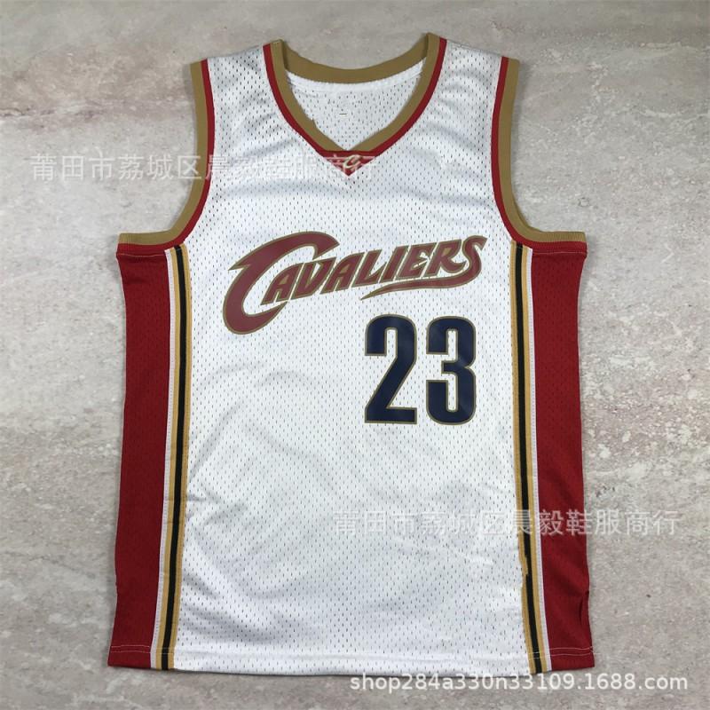 Mens Womens Basketball Jersey LeBron James Style 23 Heat Pressed Retro Sport Tank Top Cotton Blend