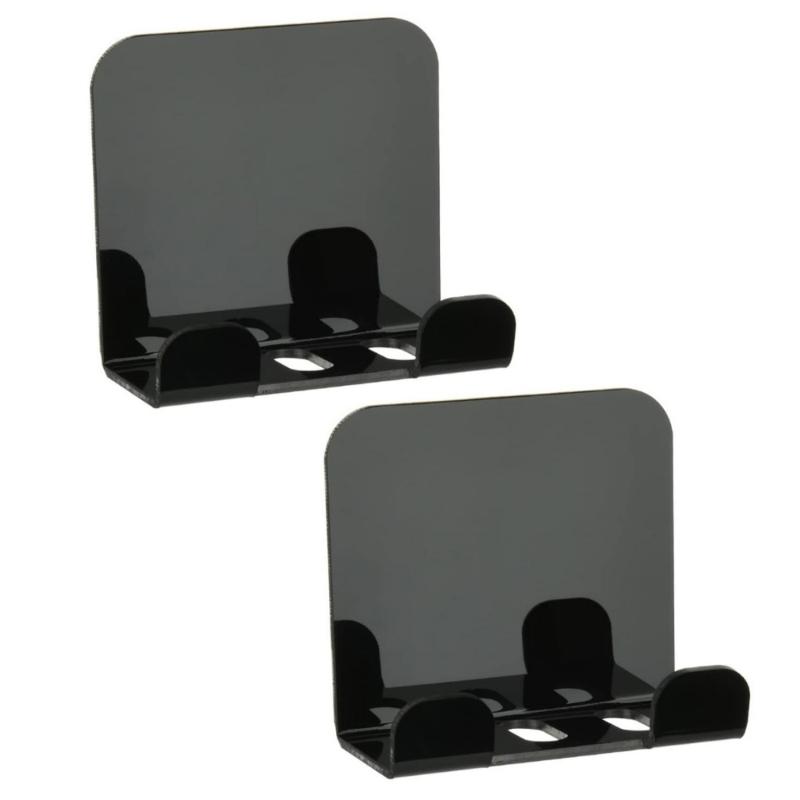 2 Stück Wandmontage Handy-Regal für Smartphones Platzsparendes Design Acryl Handyhalter für Home Office Schlafzimmer