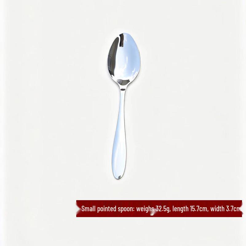 High-Grade 304 Stainless Steel Children's Rice & Soup Spoon with Enhanced Depth