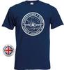 Cthulhu T Shirt Starkweather Antarctic Exploration Navy Unisex+Ladies Fitted