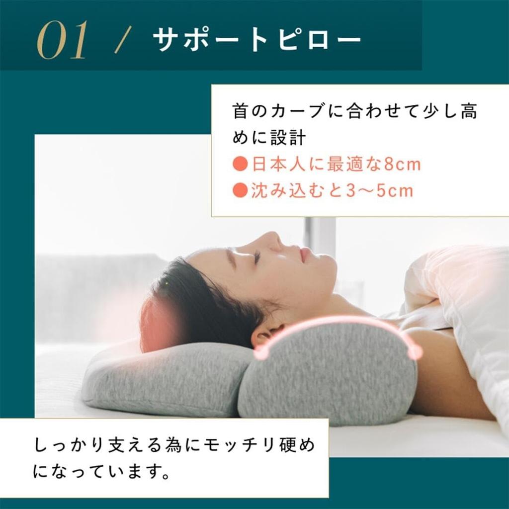 CALQS SurvaQ Comfort Pillow (Basic, Dark Gray) - Warms your neck and shoulders. A perfect Mother's Day or Father's Day gift for colds, cold weather,