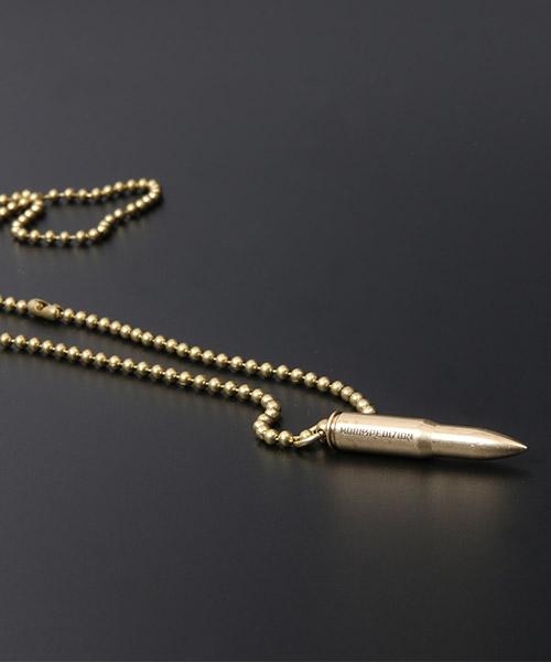 Works Pedition Brass Bullet Necklace