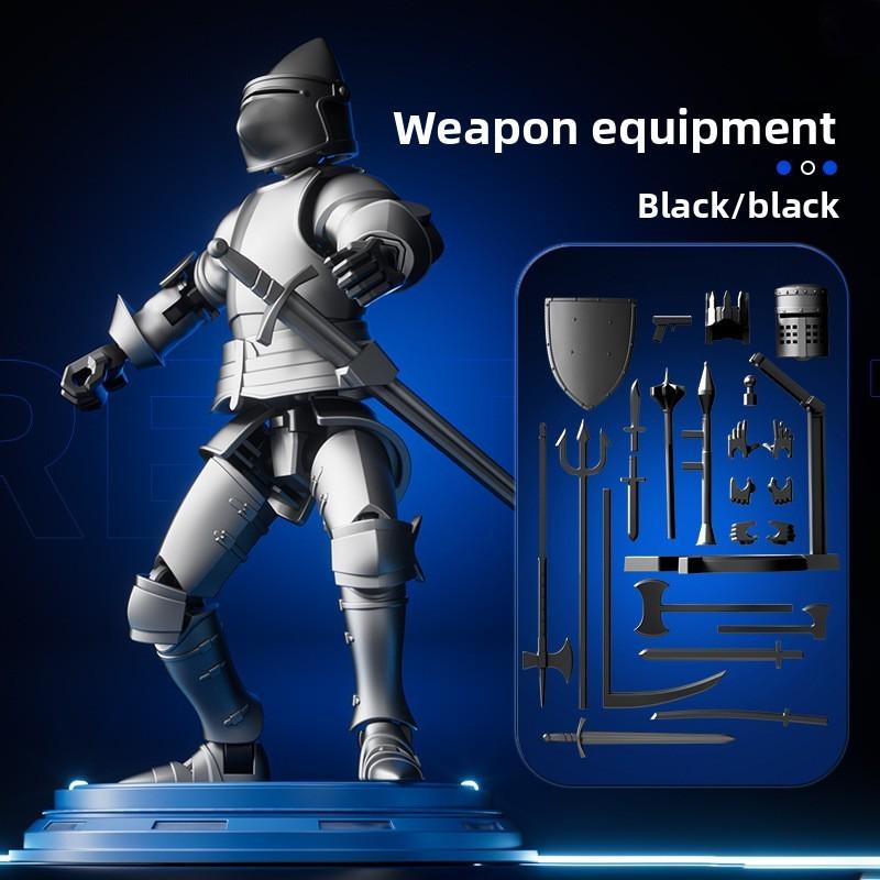 Tung Mechanical Armor Tung Tung Sahur Kids Action Figures With Joints Magnetic