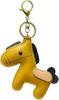 [AZIEBAY] Genuine Leather Horse Shape Keychain | Cute Leather Charm | Bag & Car