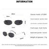 Women's INS Style Frameless Oval Sunglasses Ultra-Lightweight Comfort Ladies Stylish Eyewear Shades UV400 Outdoor Travel Eyewear
