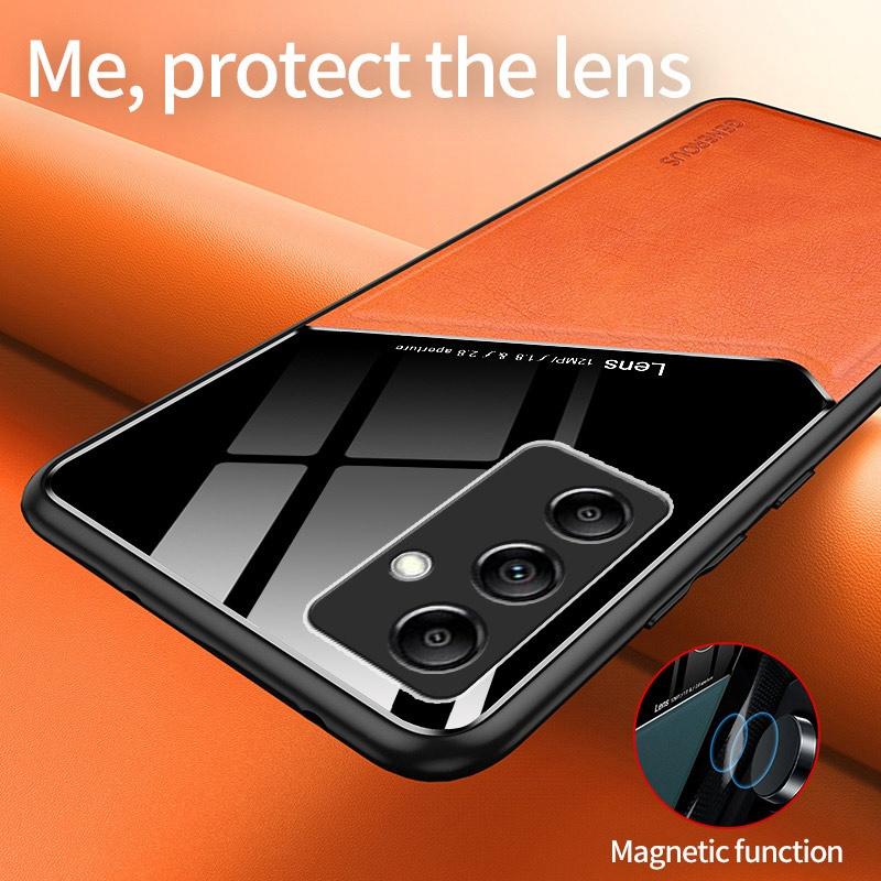 Luxury Leather Phone Case for Samsung Galaxy M14 Cover M34 M54 M13 M22 M23 M32 M33 M52 M62 Magnetic Silicone Protection Case F62