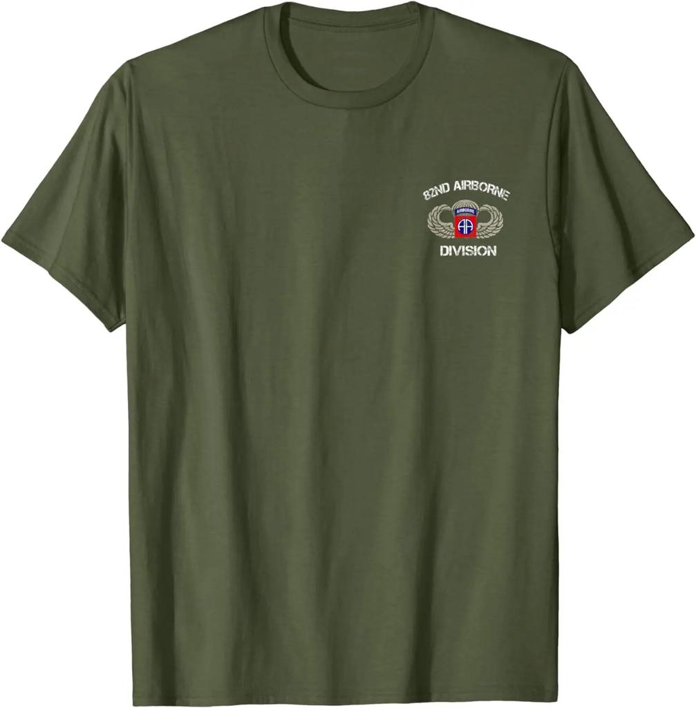 82nd Airborne Division Veterans Day Gift TShirt 100 Cotton ONeck Summer Short Sleeve Casual Unisexs Tshirt Size S3XL