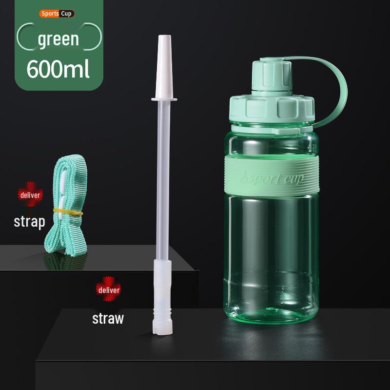 

Бутылка для воды для занятий спортом на открытом воздухе большой вместимости с соломинкой - Ударопрочная, Портативная, Настраиваемая пластиковая чашка 1000ml