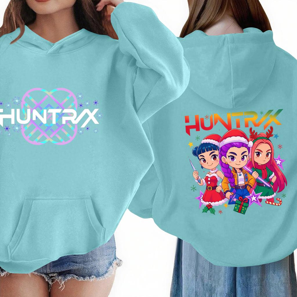 Children's Long-sleeved Loose Pullover Letter-printed Hooded Sweatshirt