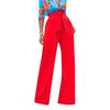 Elegant Womens Casual Soft Flare Pants With High Waist And Comfortable Drawstring