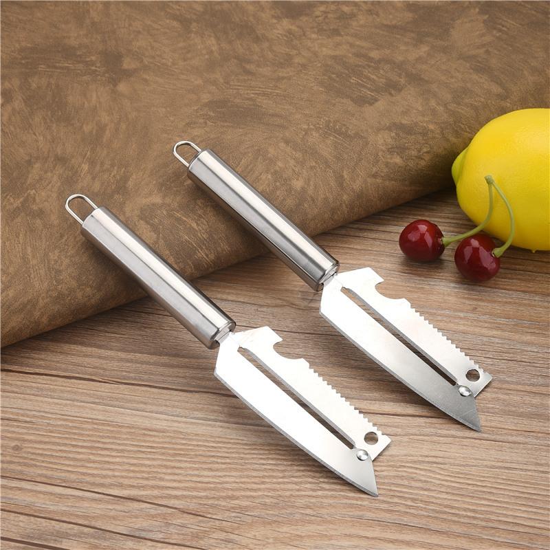 3 In1 Potatoes Apple Peeler Food Manual Paring Knife Vegetable Fruit Tools Bottle Opener Home Essentials Kitchen Accessories