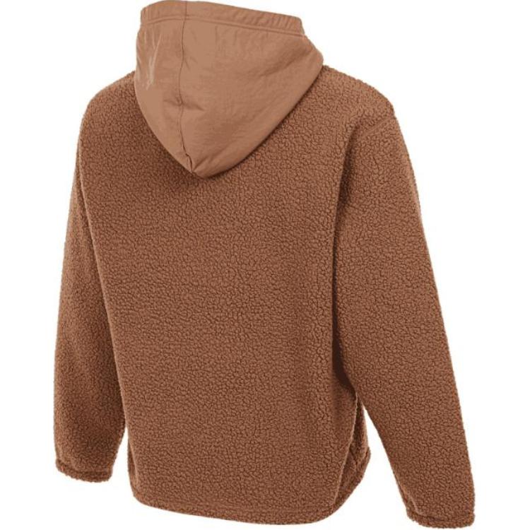 Jordan Flight AS M J Sherpa Top Soft Comfortable Versatile Long Sleeve Hoodie Men Tops Brown FV7453-223