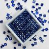 12.00 Ct Square Cut Natural Blue Sapphire Certified Loose Gemstone 5x5 mm Lot