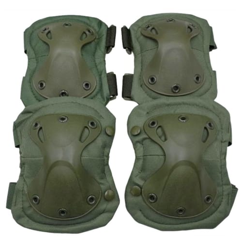 

ZERONOWA Airsoft Protectors, Elbow and Knee Pads for Cycling and Skateboarding (Khaki)