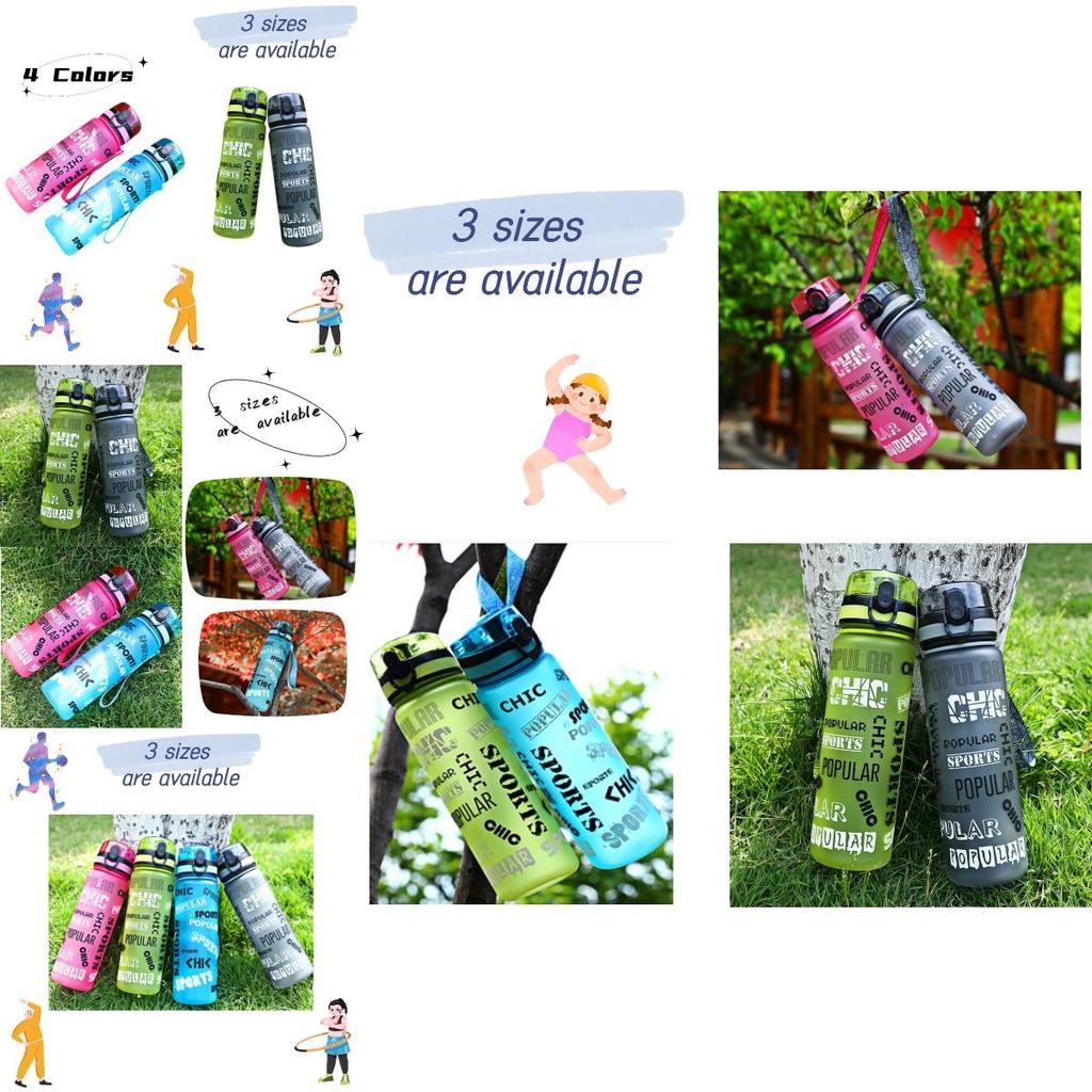 As Material Sports Water Bottle With Environmentally-friendly Features And 350ml Capacity