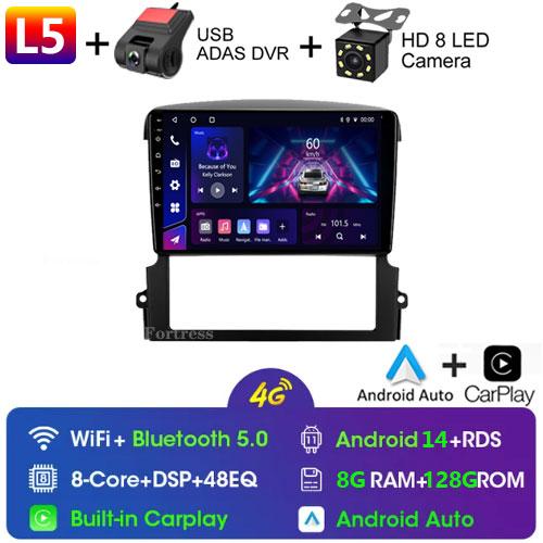 Android 13 For Kia Sorento BL 2002-2011 Car Radio Multimedia Navigation GPS CarPlay Stereo 2 Din Screen Head Unit