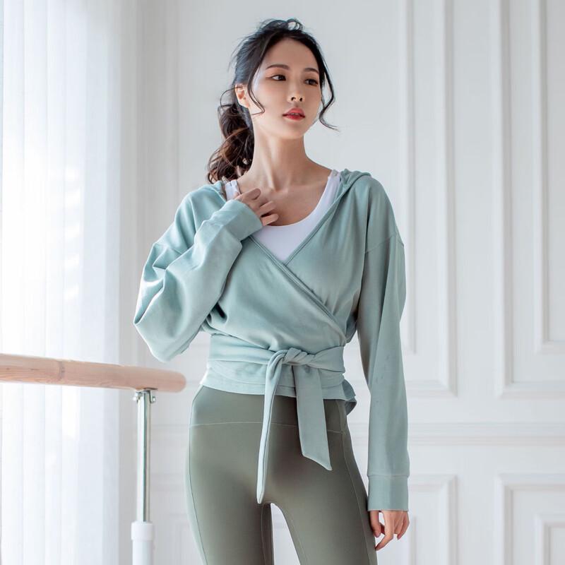 OEING Women s Fleece-Lined Cotton Yoga Sweatshirt