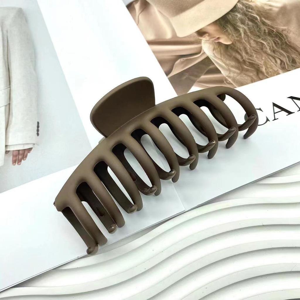 Frosted Dragon Bone Large Shark Hair Clip - Versatile Bath/Updo Accessory