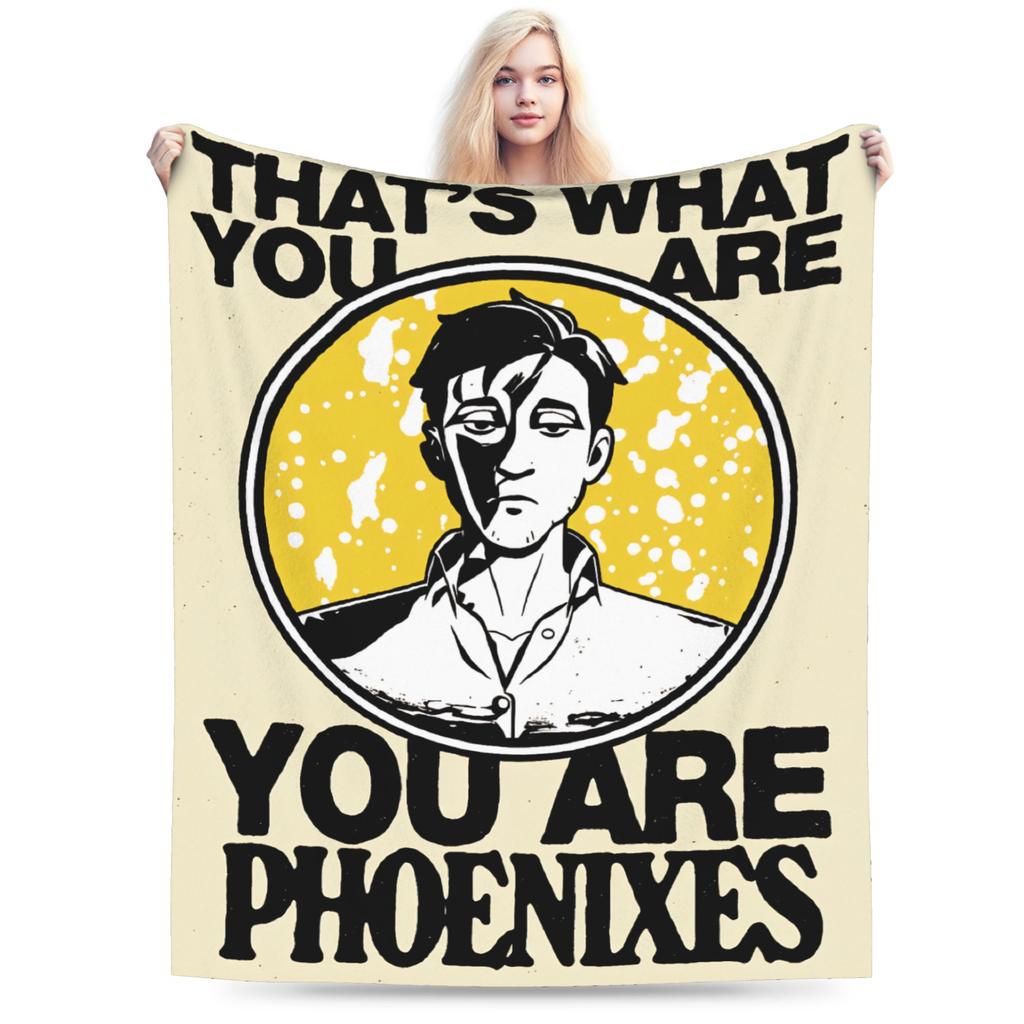 Покрывало для игры Dispatch Blanket Cover Invisigal Водяной Мальчик Шерстяное Пледовое Покрывало Декор для Путешествий на Самолете Ультрамягкое Теплое Покрывало на Кровать