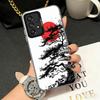 Japanese Minimalist Pine Tree Soft Phone Case for Samsung A17 A16 A15 A14 A13 A57 A56 A55 A54 A53 A37 A36 A35 A34 A33 A26 A25 A2